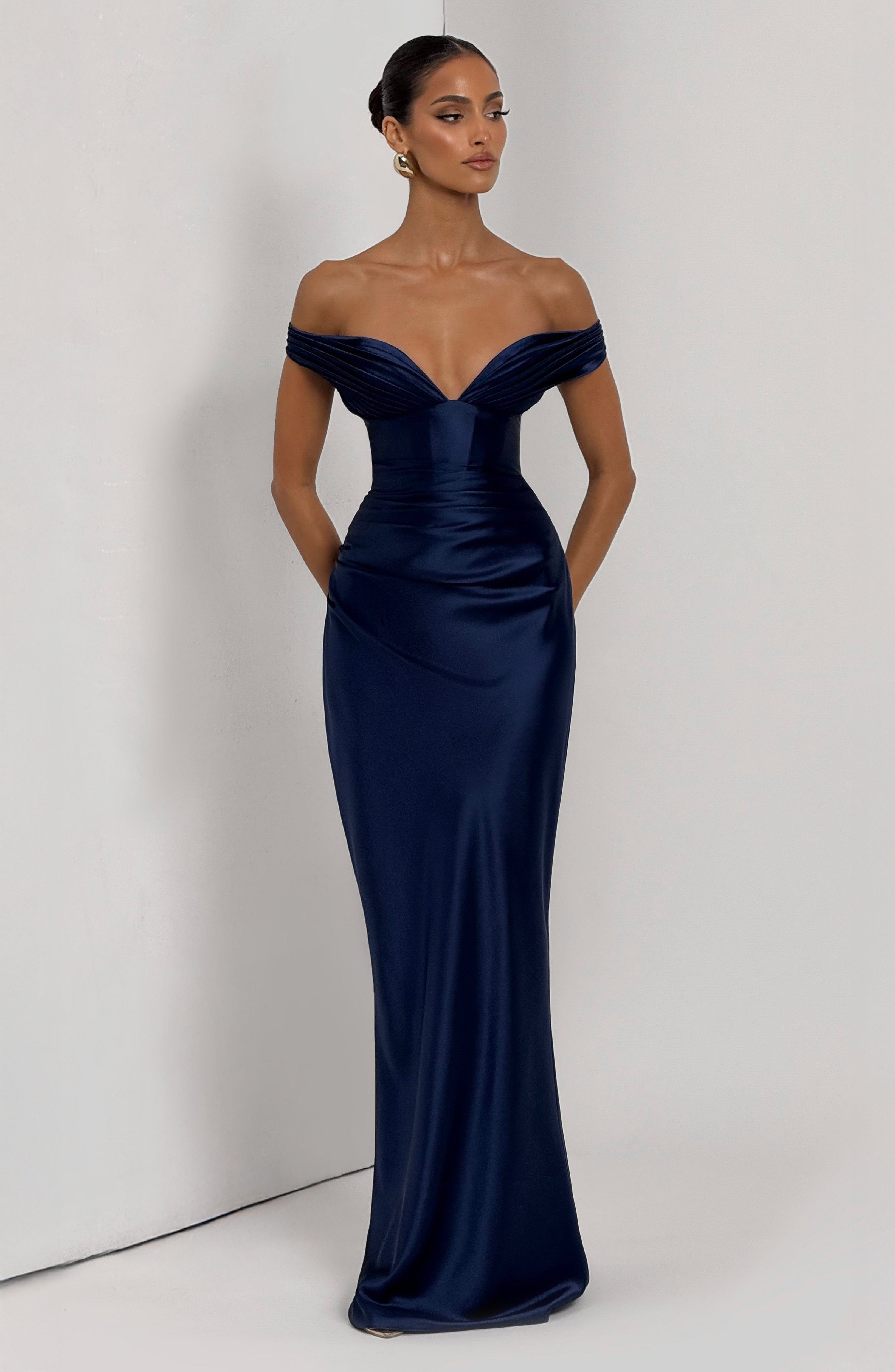 Aurelia Maxi Dress - Navy
